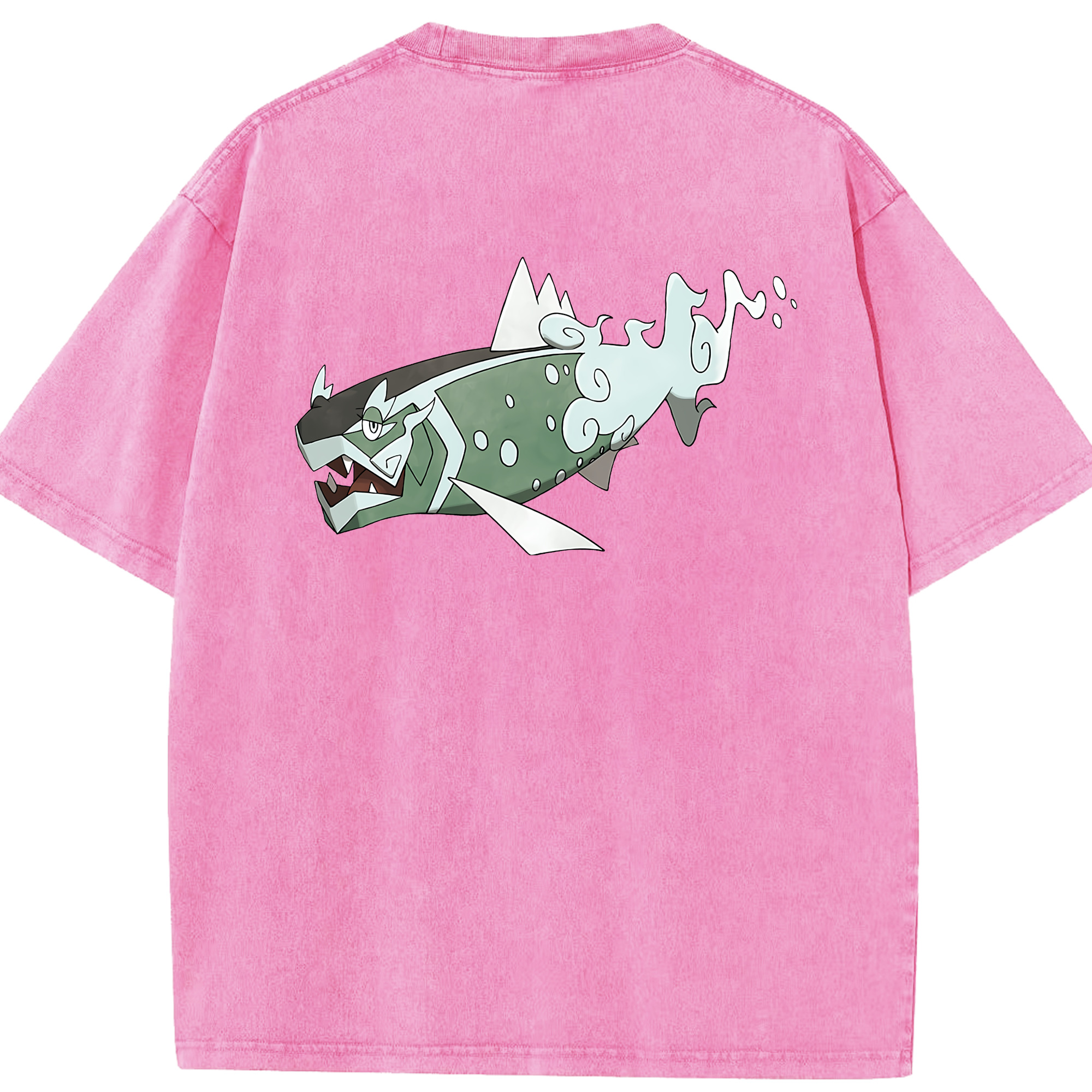 （画像用） ポケットモンスター Pokémon 綿100% ヴィンテージ風 半袖Tシャツ（背面プリント）